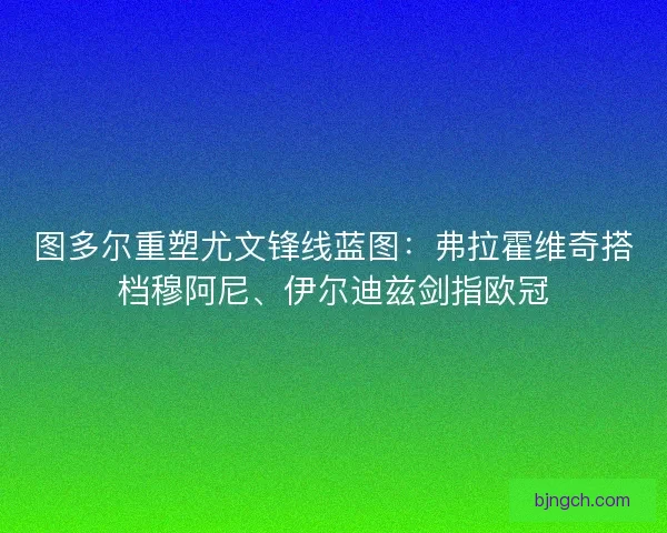 图多尔重塑尤文锋线蓝图：弗拉霍维奇搭档穆阿尼、伊尔迪兹剑指欧冠
